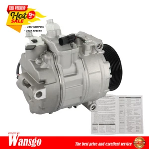A/C Compressor For 01-14 Mercedes-Benz E500 C230 E320 Porsche Cayman 0002304511 - Foto 1 di 11