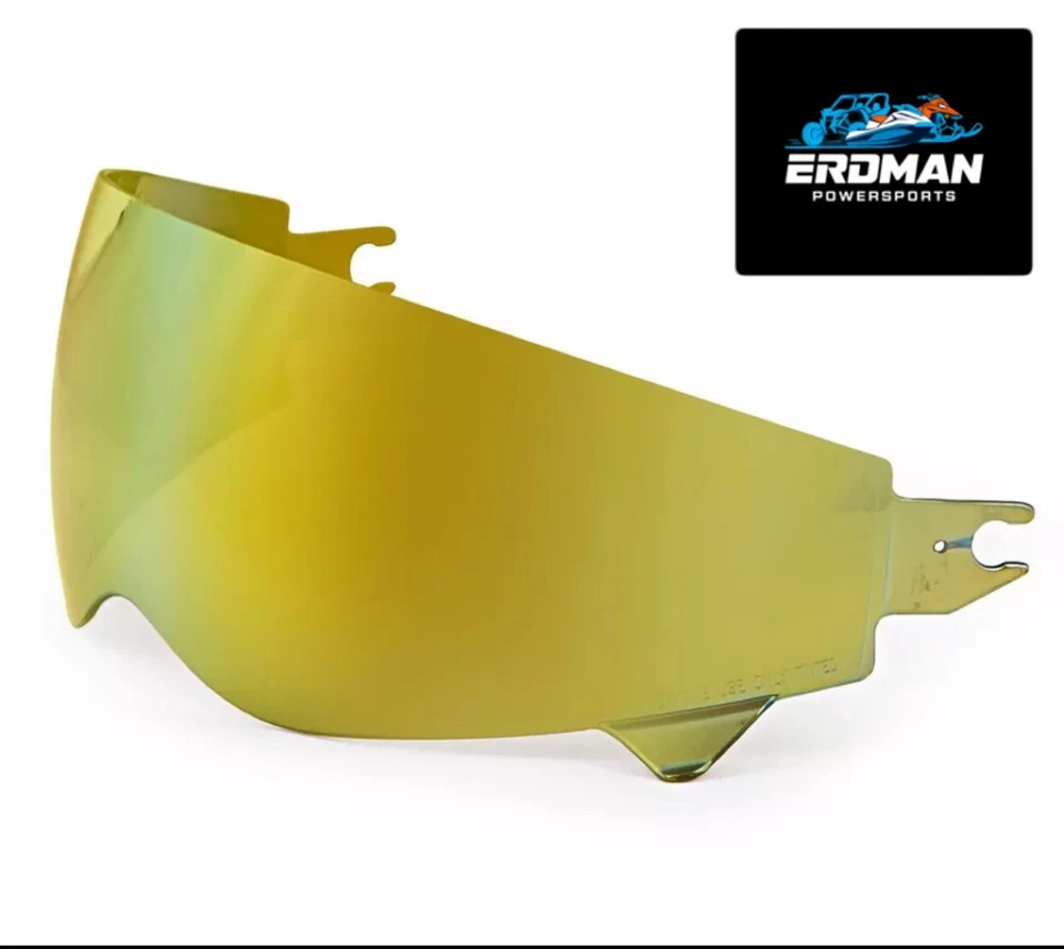 NEW 75-01042 SCORPION EXO COVERT/COVERT X SUNVISOR - GOLD MIRRORED - MOTORCYCLE - Image 1 of 1