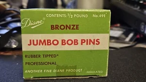 Vintage Diane Bob Pins #491 Bronze Approximately 200. 1/2 lb - Picture 1 of 11