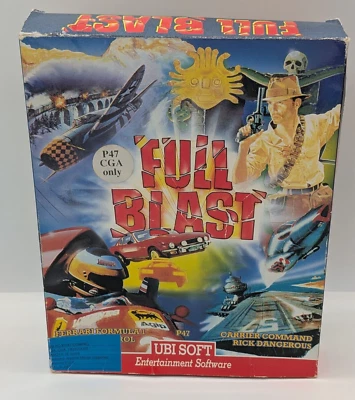 Full Blast 6x Spiele Rick Dangerous, P47, Chicago 6x Disks  (PC /MS-DOS) CIB/OVP - Bild 1 von 4