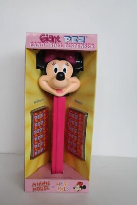 2002 Giant Pez Disney Minnie Mouse & Pals Candy Roll Dispenser (NIB) - Image 1 of 4