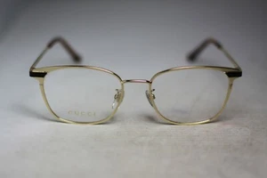 Gucci GG 05750K 004 GOLD BLACK 52-19-145 ITALY MADE 9511 - Picture 1 of 5