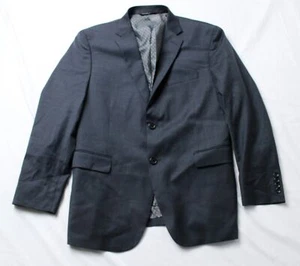 Montefino Uomo Men Slim Fit 2-Button Front Suit Jacket CL8 Charcoal Size 43S/36W - Picture 1 of 5