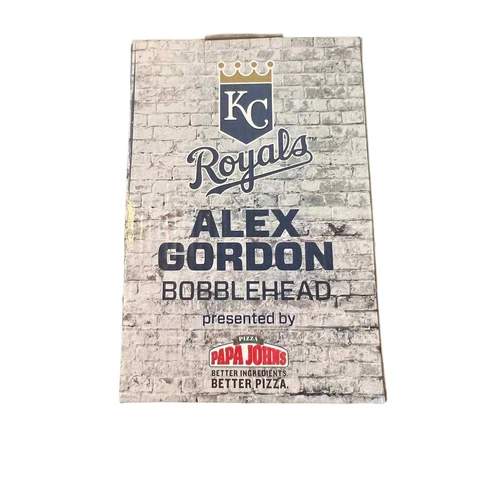 Alex Gordon Kansas City Royals Bobblehead #4 October 2015 with box Cover