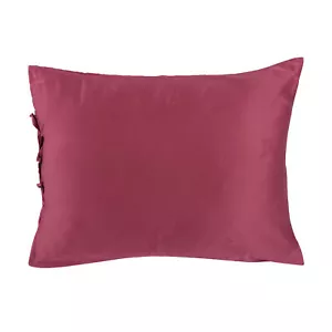 Juego de dos fundas de almohada tamaño king borgoña 100 % algodón - Imagen 1 de 1