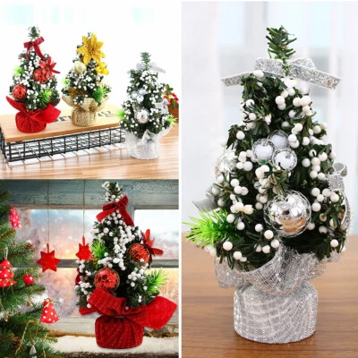 Mini Christmas Table Desk Artificial Xmas Tree Decoration Office Xmas - Image 1 of 4
