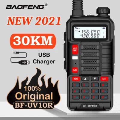 BAOFENG 16W WALKIE TALKIE SPRECHFUNKGERÄTE HANDFUNKGERÄT SET 30KM MIT HEADSEAT - Bild 1 von 4