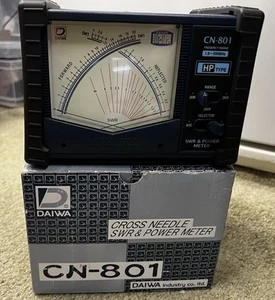 DAIWA CN-801 SWR and POWER meter. ( Not Working ) 1.8-200 MHz - Photo 1/6