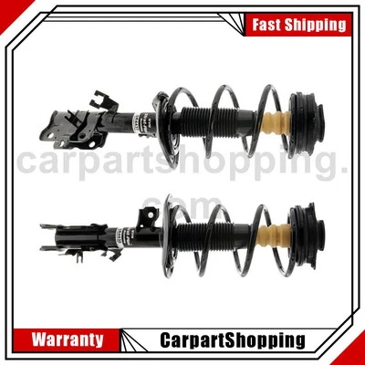 Conjunto de 2 puntales delanteros y muelle helicoidal KYB para Nissan Rogue 2008 2009 2010 Foto 1 de 4