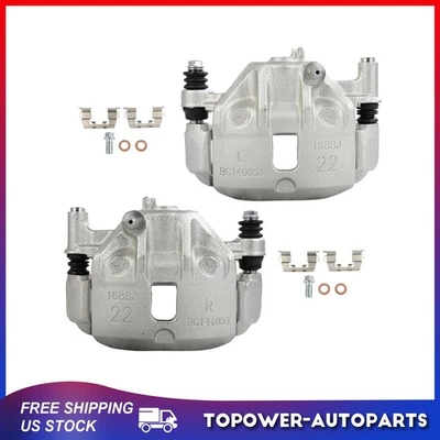 Pinzas de freno delanteras con par de soportes izquierda y derecha para Hyundai Scoupe 1993 1994 1995 Foto 1 de 4