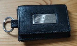 Schlüsselanhänger + Mini Geldbörse Kleingeld + Scheine Werbeartikel Leder? - Bild 1 von 7