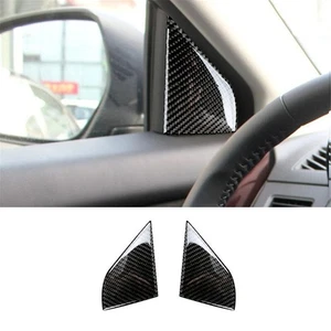 2X Carbon Fiber Interior Front A-Pillar Cover Trim For Mazda CX-9 2010-2015 - Picture 1 of 13