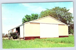 Morton Illinois Square Post Buildings Postcard D619 - Picture 1 of 2
