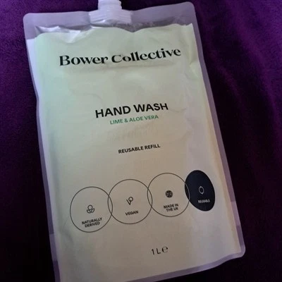 Bower Collective Hand Wash Lime & Aloe Vera Refill SEALED - Image 1 of 4