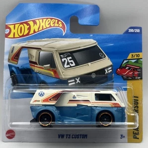 Hot Wheels 2025 VW Volkswagen T3 CUSTOM Camper Van white blue 200/250 Veedub - Picture 1 of 7