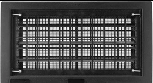 Ventilación de base automática de 8" x 16" para ventilación de espacio de arrastre ventilación de aire negro Z - Imagen 1 de 7