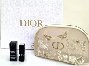 DIOR Mesh Beauty Pouch Motyl Motyle Ważka i szminka - Zdjęcie 1 z 10