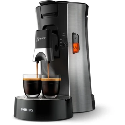 Philips Senseo® Select Kaffee Pad Maschine, Edelstahl (CSA250/10) - Bild 1 von 4