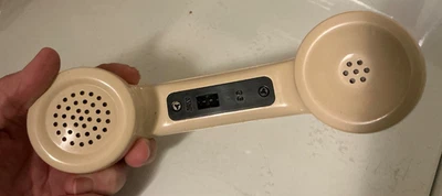 AT&T Volume Control Handset 1990 Ivory Vintage Phone Accessory retro G6 - Image 1 of 3