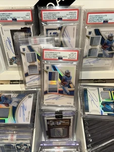 Jahmyr Gibbs Auto Rc Patch Gold 2023 NFL Psa 8/10 13/25 Detroit🚀💯 - Bild 1 von 17