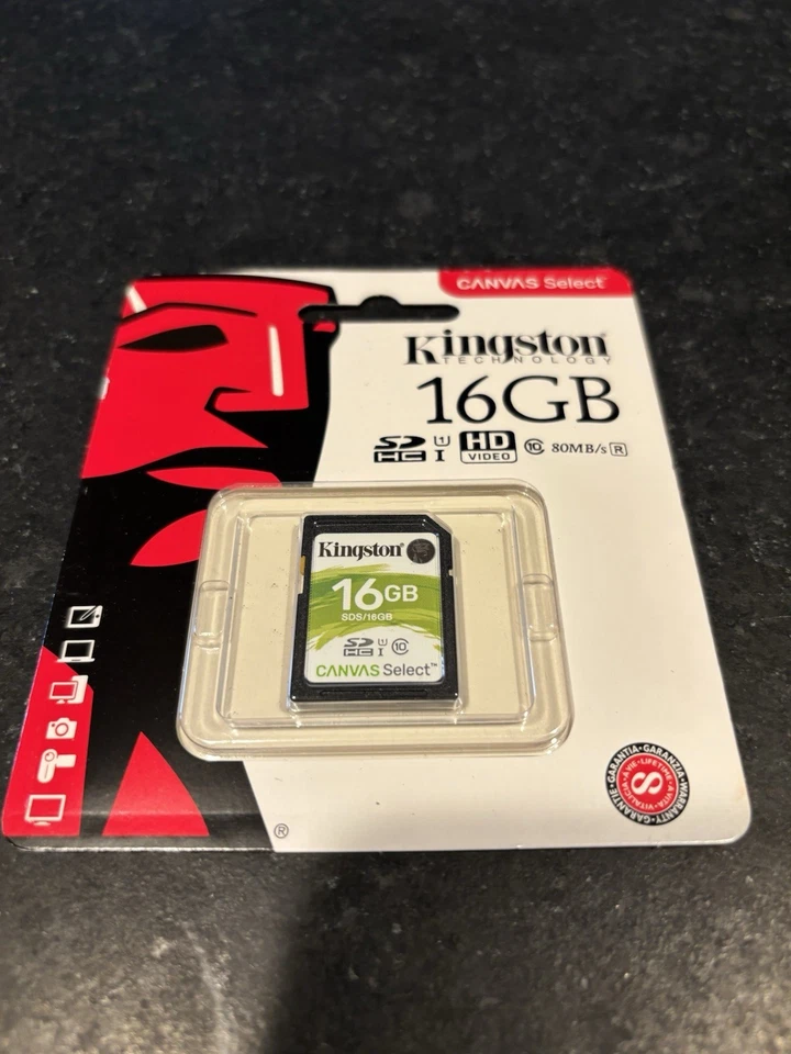 Kingston Canvas Select 16GB SDHC - Image 1 of 1