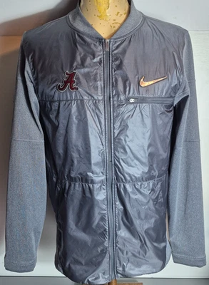 Jaqueta híbrida masculina Alabama Crimson Tide Nike College Football Playoff cinza P - Imagem 1 de 4