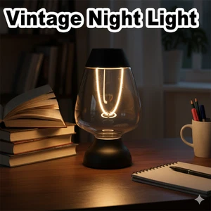 Rechargeable LED Filament Table Lamp Atmosphere Night Light For Restaurant Lamps - Picture 1 of 10