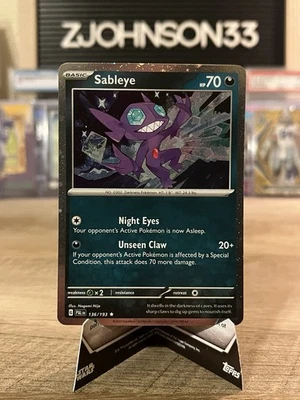 Pokémon TCG | Rare Holo Sableye #136 | Paldea Evolved | NM | FAST SHIP - Image 1 of 4