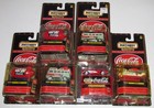 Coca-Cola Soda Theme Diecast Car Lot, Red & Black Matchbox Vehicles Lot Of (6)
