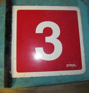 Vintage Citgo Gas Station Pump Island Sign #3 - Picture 1 of 4