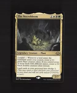 Tarjeta rara Magic The Necrobloom 0194 Modern Horizons 3 - Imagen 1 de 9