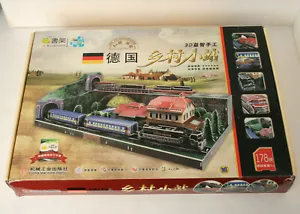 Deutscher Landbahnhof 3D-Puzzle von Q Bücherregal - Teile werkseitig versiegelt - Bild 1 von 5