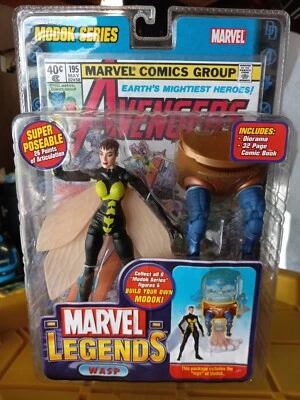 Marvel Legends Wasp Modok Legs Series 6" Action Figure Comic Toybiz - Image 1 of 4