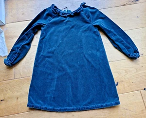 festliches Samtkleid dunkelgrün petrol grün H&M 128 6-7 Jahre Kleid - Bild 1 von 6