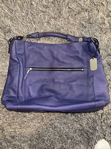 Neu Vince Camuto Leder Handtasche Handtasche Hobo Satchel Beuteltasche lila butterweich - Bild 1 von 12