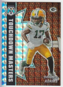 2021 Panini Mosaic Mosaic Silver Touchdown Masters Davante Adams Packers - Picture 1 of 1