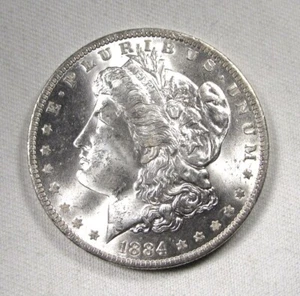 1884-O Silver Morgan Dollar CH UNC Coin AP280 - Picture 1 of 3