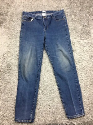 Pantalones de mezclilla Jaclyn Smith Jegging para mujer talla 14 azul lavado oscuro Foto 1 de 4