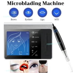 LCD Digital Eyebrow Lip Tattoo Pen Microblading Machine Kit for Permanent Makeup - Bild 1 von 31
