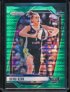 2024 WNBA Prizm SEVGI UZUN Green Pulsar Prizm RC /25 Rookie SP #92 Dallas Wings - Picture 1 of 3