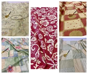 *NEW*Designer 100% Cotton Jacquard Curtain-Cushions-Crafts Upholstery 56" Wide - Picture 1 of 32