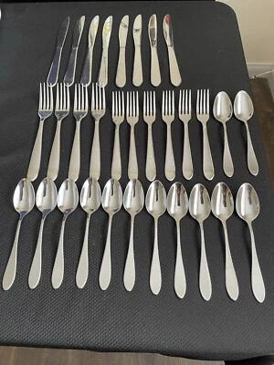 Lote de 31 cubiertos de acero inoxidable Gibson WESTBURY Foto 1 de 4