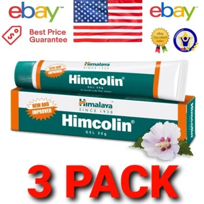 HIMCOLIN GEL 3 pack FRESH NEW USA Official HERBALS MEN'S HEALTHS 90 gr - Изображение 1 из 4