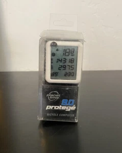 Planet Bike 9.0 Protege Bicycle Computer LCD Macro Monitor White 9 Function New! - Picture 1 of 6
