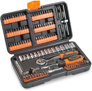 New 130 piece socket ratchet and bits Tools set in carry case / home / car / DIY