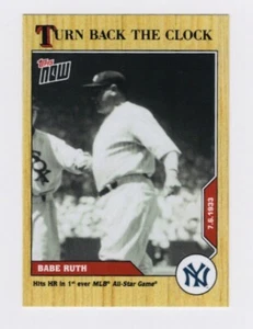 Carta Baseball 2020 Topps Now Turn Back The Clock Babe Ruth #98 (PR 1228) - Foto 1 di 2