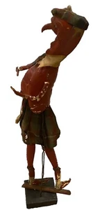 Rare Antique Americana Folk Art Figurine Made From Lobster Shell 16” Tall - Picture 1 of 10