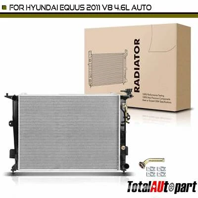 Radiador com refrigerador de óleo de transmissão para Hyundai Equus 2011 4.6L Automatic Trans - Imagem 1 de 4