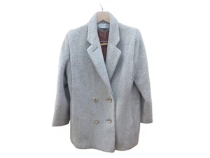 Vintage Petite Woll Zweireiher Blazer mit Schulterpolstern/Damen Größe Smal - Bild 1 von 5