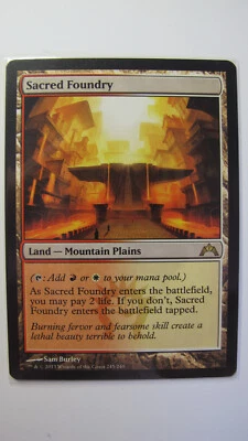 Magic The Gathering - Sacred Foundry - Gatecrash - Excellent - Image 1 of 2